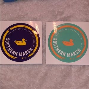 Southern Marsh set of 2 stickers!